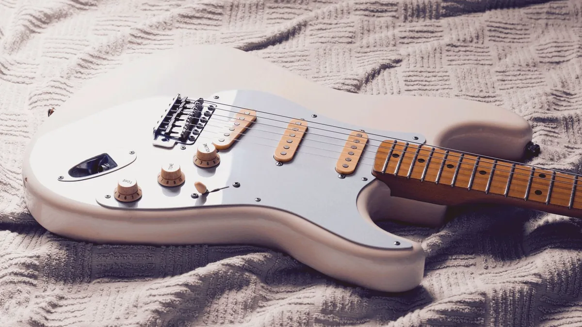 Escala de guitarra em close — curso Patterns e Licks sobre a escala pentat&ocirc;nica