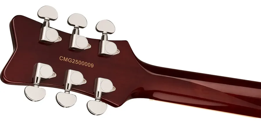Gretsch Streamliner Jet, detalhe do headstock e tarraxas — foto 4 de 4
