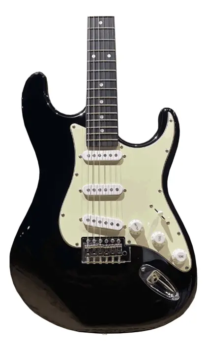 Memphis MG30 preta — guitarra strat de entrada — foto 3 de 5