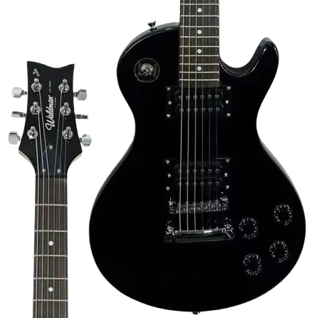 Waldman GLP-105BK, corpo Les Paul preto com dois humbuckers — foto 2 de 2